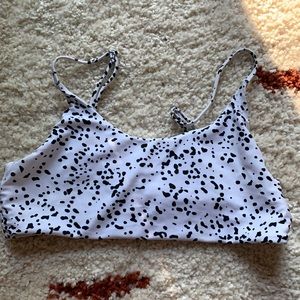 Shein Spotted Bikini Top